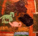 Still Life with Green Horse